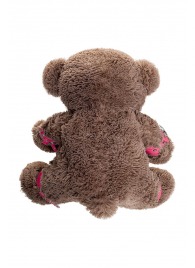 Бондажный набор: бурый мишка с розовыми оковами и наручниками - Pecado - купить с доставкой в Благовещенске