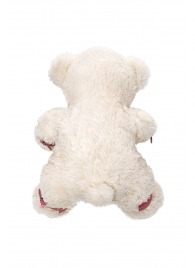 Бондажный набор: белый мишка с розовыми оковами и наручниками - Pecado - купить с доставкой в Благовещенске