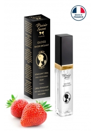 Стимулирующий блеск для губ со вкусом клубники - 7 мл. - Plaisir Secret - купить с доставкой в Благовещенске