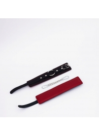 Черно-красные кожаные оковы - Crazy Handmade - купить с доставкой в Благовещенске