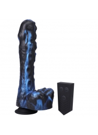 Черно-синяя мини-машина на присоске Tendril Thruster - 21,6 см. - Doc Johnson - купить с доставкой в Благовещенске