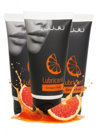 Набор из 3 съедобных лубрикантов JUJU со вкусом грейпфрута - JuJu - купить с доставкой в Благовещенске