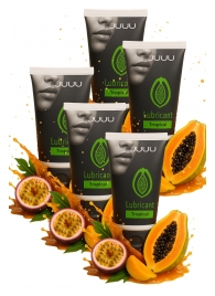 Набор из 5 съедобных лубрикантов JUJU со вкусом тропических фруктов - JuJu - купить с доставкой в Благовещенске