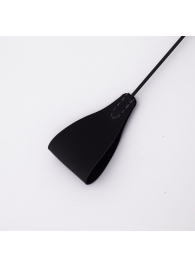 Стек с широким черным кожаным наконечником и металлической ручкой - 67 см. - Crazy Handmade - купить с доставкой в Благовещенске