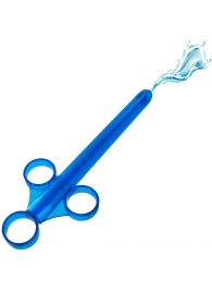 Синий шприц для введения лубриканта XL Lubricant Launcher - XR Brands - купить с доставкой в Благовещенске