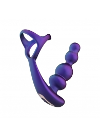 Фиолетовое эрекционное виброкольцо с анальной ёлочкой Stellar Force - ONE DC B.V. - в Благовещенске купить с доставкой