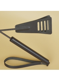 Черный кожаный стек «Сириус» - 60 см. - Sitabella - купить с доставкой в Благовещенске