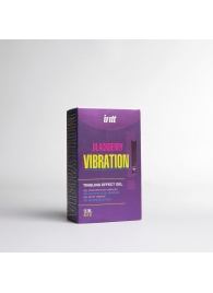 Стимулирующий гель с эффектом вибрации Blackberry Vibration - 15 мл. - INTT - купить с доставкой в Благовещенске