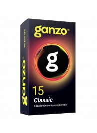 Классические презервативы с обильной смазкой Ganzo Classic - 15 шт. - Ganzo - купить с доставкой в Благовещенске