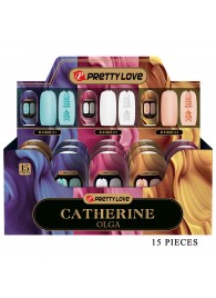 Набор из 15 мастурбаторов Catherine Olga - Baile - в Благовещенске купить с доставкой