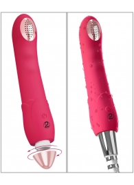 Малиновая насадка на душ с вибрацией Showers to orgasm - 20,1 см. - Orion - купить с доставкой в Благовещенске