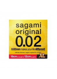 Презерватив увеличенного размера Sagami Original 0.02 XL-size - 1 шт. - Sagami - купить с доставкой в Благовещенске