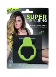 Люминесцентное эрекционное виброкольцо Super - Clara Morgane - в Благовещенске купить с доставкой