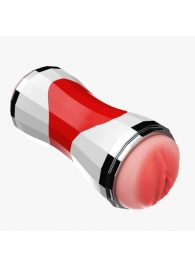 Двусторонний мастурбатор в колбе Power Grip Cup - вагина и ротик - Boys of Toys - в Благовещенске купить с доставкой