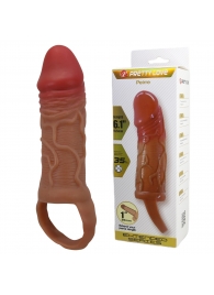 Реалистичная насадка на член Peirre - 15,5 см. - Baile - в Благовещенске купить с доставкой