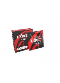 Презервативы с ароматом колы Expert Cola - 3 шт. - Expert - купить с доставкой в Благовещенске