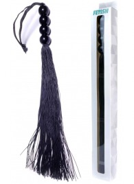 Черная силиконовая плеть - 37 см. - Boys of Toys - купить с доставкой в Благовещенске