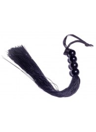 Черная силиконовая плеть - 37 см. - Boys of Toys - купить с доставкой в Благовещенске