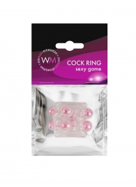 Прозрачная насадка на пенис с цветными шариками - Erowoman-Eroman - в Благовещенске купить с доставкой