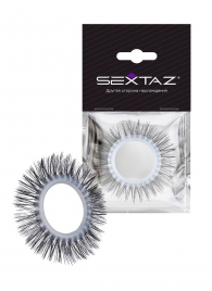 Круглое эрекционное кольцо с длинными «ресничками» - Sextaz - в Благовещенске купить с доставкой