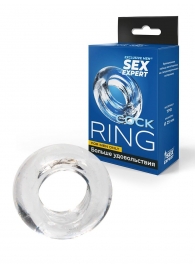 Прозрачное эрекционное кольцо-бублик - Sex Expert - в Благовещенске купить с доставкой