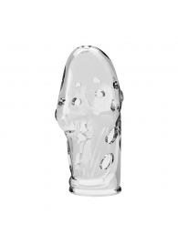 Прозрачная насадка на пенис Booker - 8 см. - Baile - в Благовещенске купить с доставкой