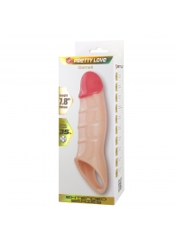 Телесная удлиняющая насадка на пенис Darnel - Baile - в Благовещенске купить с доставкой