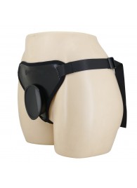 Черные трусики харнесс с платформой Caludio I - Baile - купить с доставкой в Благовещенске