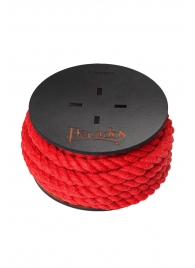 Красная веревка для шибари на катушке - 5 м. - Pecado - купить с доставкой в Благовещенске