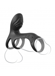 Черная насадка на пенис Ultimate Couples Cage Pro - Pipedream - в Благовещенске купить с доставкой