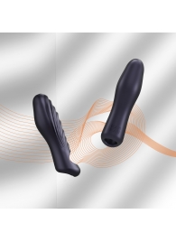 Сливовая силиконовая насадка на пенис с подхватом Manwan Ryzer - Manwan - в Благовещенске купить с доставкой