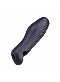 Сливовая силиконовая насадка на пенис с подхватом Manwan Ryzer - Manwan - в Благовещенске купить с доставкой