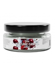 Массажная свеча «Спелая вишня» - 50 мл. - SGAN - купить с доставкой в Благовещенске