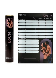 Плакат для двоих со скретч-слоем «БДСМ» - Сима-Ленд - купить с доставкой в Благовещенске