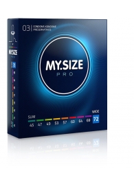 Презервативы MY.SIZE размер 72 - 3 шт. - My.Size - купить с доставкой в Благовещенске
