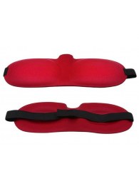 Красная глухая маска на резинке - Sitabella - купить с доставкой в Благовещенске