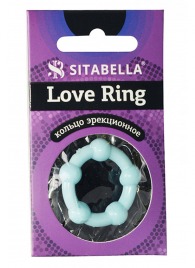 Цветное эрекционное кольцо Love Ring с бусинами - Sitabella - в Благовещенске купить с доставкой