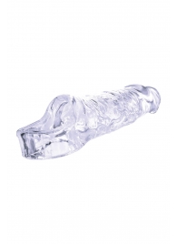 Прозрачная насадка-удлинитель Length Enhancer с подхватом - 16 см. - NMC - в Благовещенске купить с доставкой