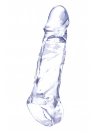 Прозрачная насадка-удлинитель Length Enhancer с подхватом - 16 см. - NMC - в Благовещенске купить с доставкой