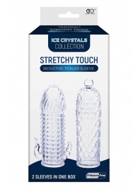 Набор из 2 прозрачных насадок на член Seductive Tickler Sleeves Set - NMC - в Благовещенске купить с доставкой
