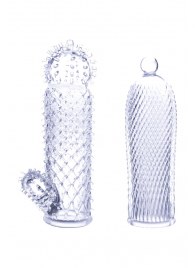 Набор из 2 прозрачных насадок на член Seductive Tickler Sleeves - NMC - в Благовещенске купить с доставкой