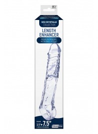 Прозрачная насадка-удлинитель Length Enhancer с подхватом - 22,3 см. - NMC - в Благовещенске купить с доставкой