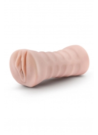 Телесный мастурбатор-вагина Ayumi с вибрацией - Blush Novelties - в Благовещенске купить с доставкой