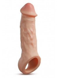 Телесная насадка-удлинитель Intrepid 9.25 Inch Realistic Penis Extender Sleeve - 23,5 см. - Blush Novelties - в Благовещенске купить с доставкой
