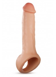 Телесная насадка-удлинитель Thrive 8.75 Inch Realistic Penis Extender Sleeve - 22,2 см. - Blush Novelties - в Благовещенске купить с доставкой
