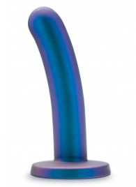 Синяя насадка с гладкой поверхностью Surrender 5.75 Inch Intermediate Pegging Dildo - 14,6 см. - Blush Novelties - купить с доставкой в Благовещенске
