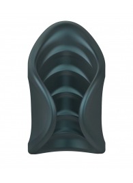 Серый сквозной мастурбатор с вибрацией Manwan Starter - Manwan - в Благовещенске купить с доставкой