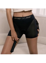 Трусики-шорты для фиксации насадок Strap-on-me Harness Lingerie Halo - size XS - Strap-on-me - купить с доставкой в Благовещенске