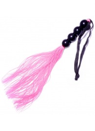 Розовая силиконовая плеть - 35,5 см. - Boys of Toys - купить с доставкой в Благовещенске