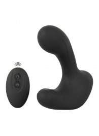 Черная анальная вибропробка с функцией расширения RC Butt Plug with 3 functions - Orion - в Благовещенске купить с доставкой